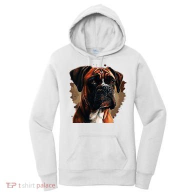Funny Dog Boxer Women's Hoodie