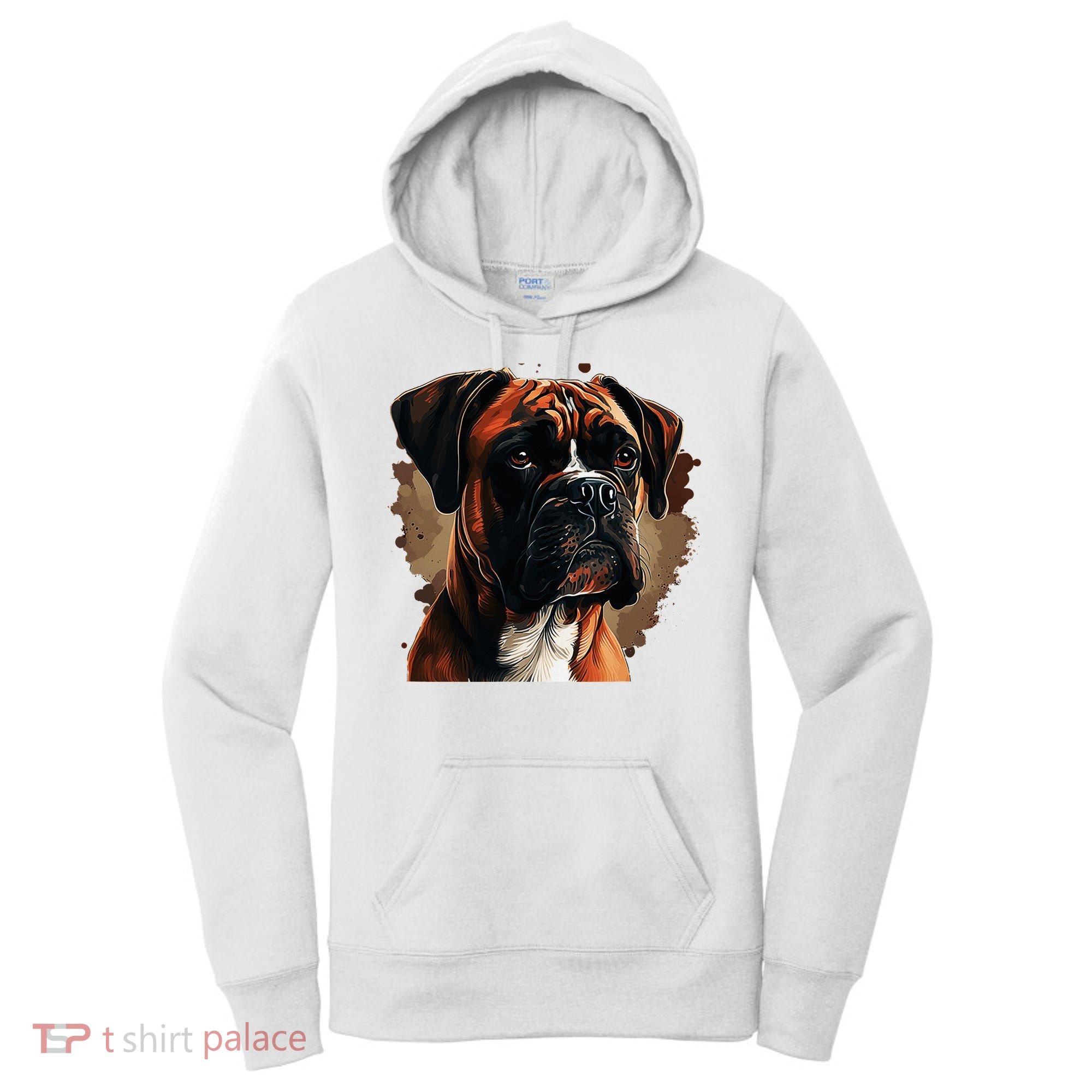 Funny Dog Boxer Women's Hoodie