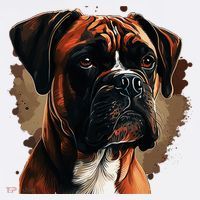 Funny Dog Boxer Women's Hoodie thumb 2