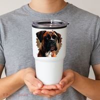 Funny Dog Boxer Tumbler thumb 2
