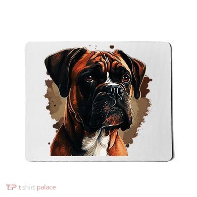 Funny Dog Boxer Mousepad