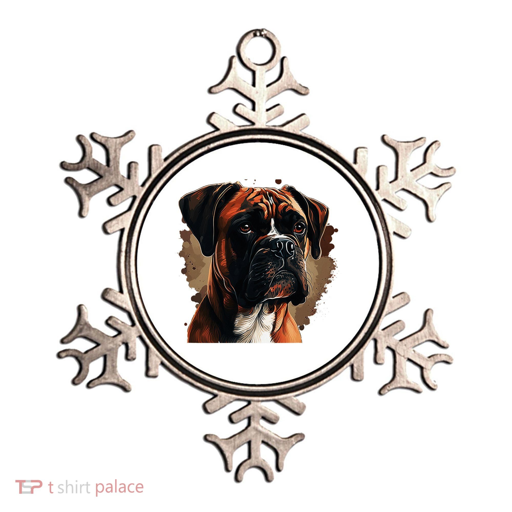 Funny Dog Boxer Ornament