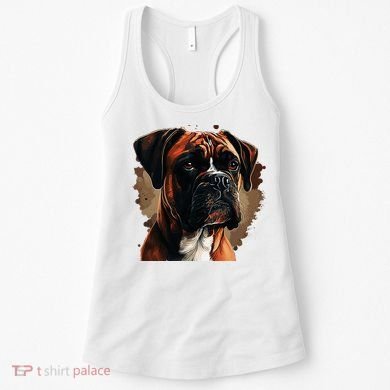 Funny Dog Boxer Women's Tank Top