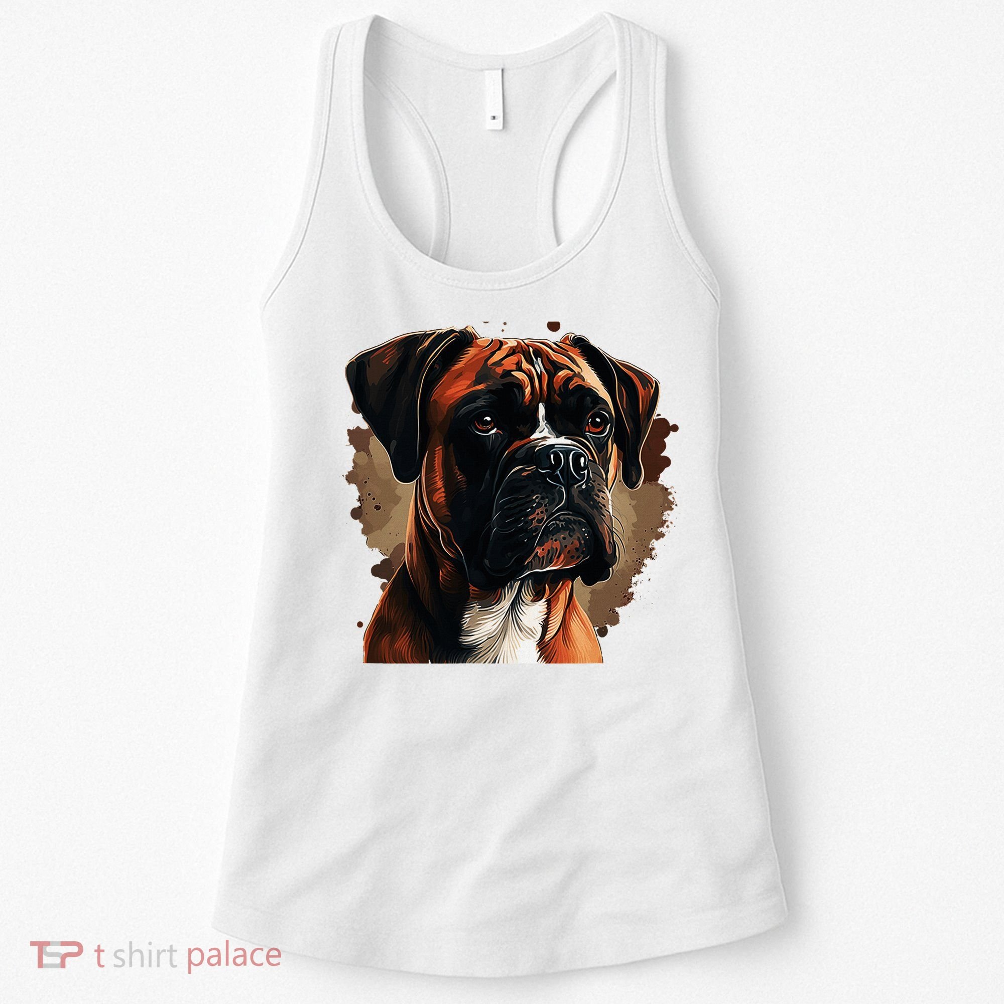 Funny Dog Boxer Women's Tank Top