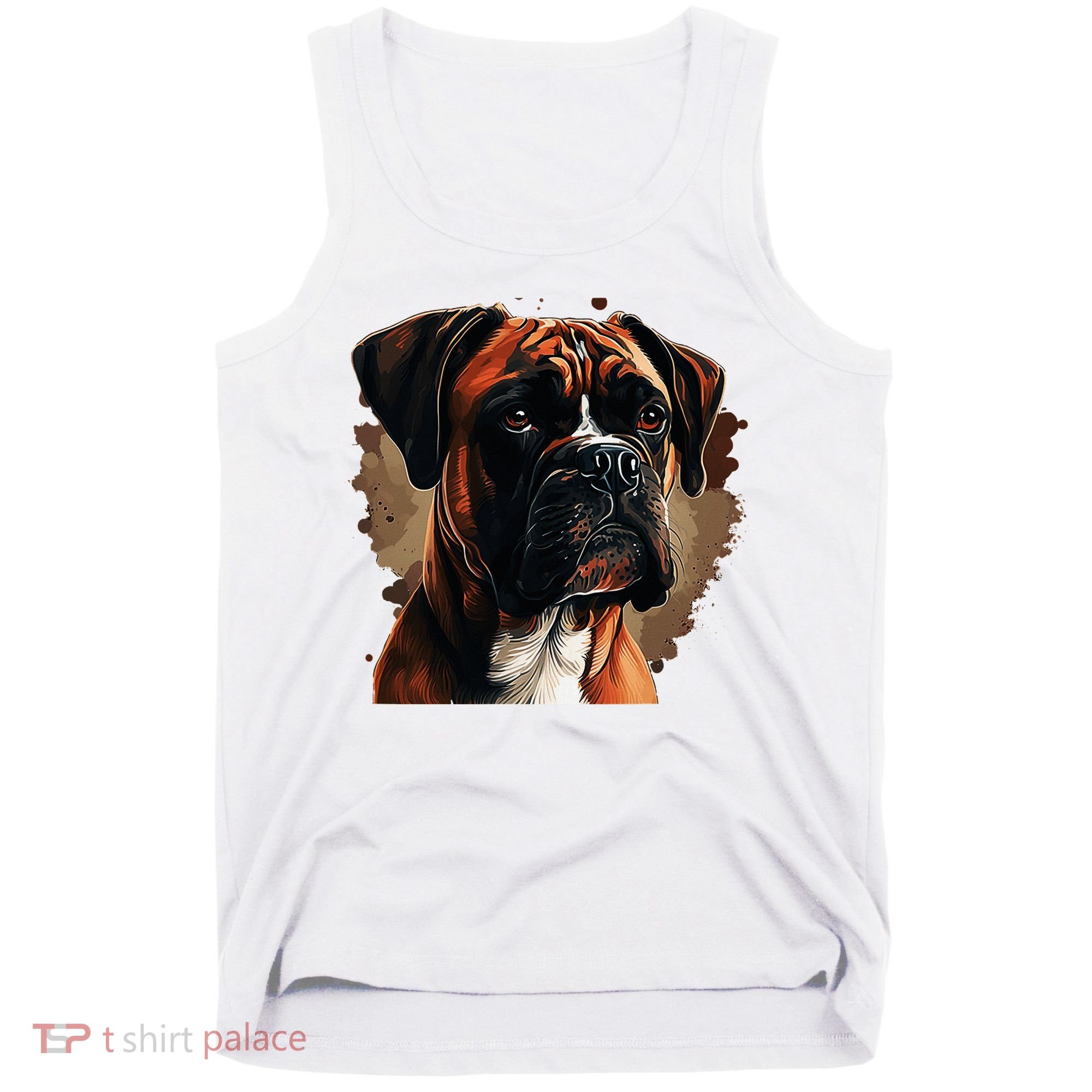 Funny Dog Boxer Tank Top