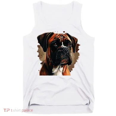 Funny Dog Boxer Tank Top