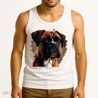 Funny Dog Boxer Tank Top thumb 3