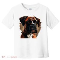 Funny Dog Boxer Toddler T-Shirt thumb 0