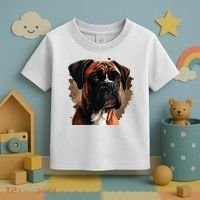 Funny Dog Boxer Toddler T-Shirt thumb 3