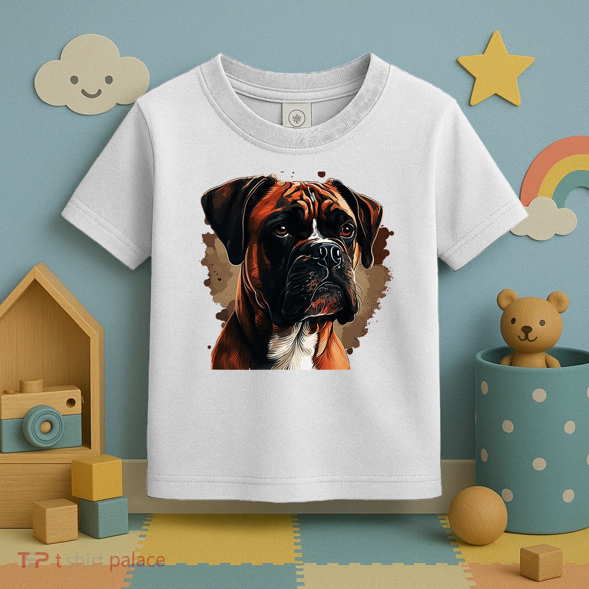 Funny Dog Boxer Toddler T-Shirt