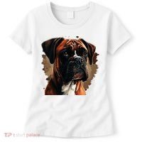 Funny Dog Boxer Women's T-Shirt thumb 0