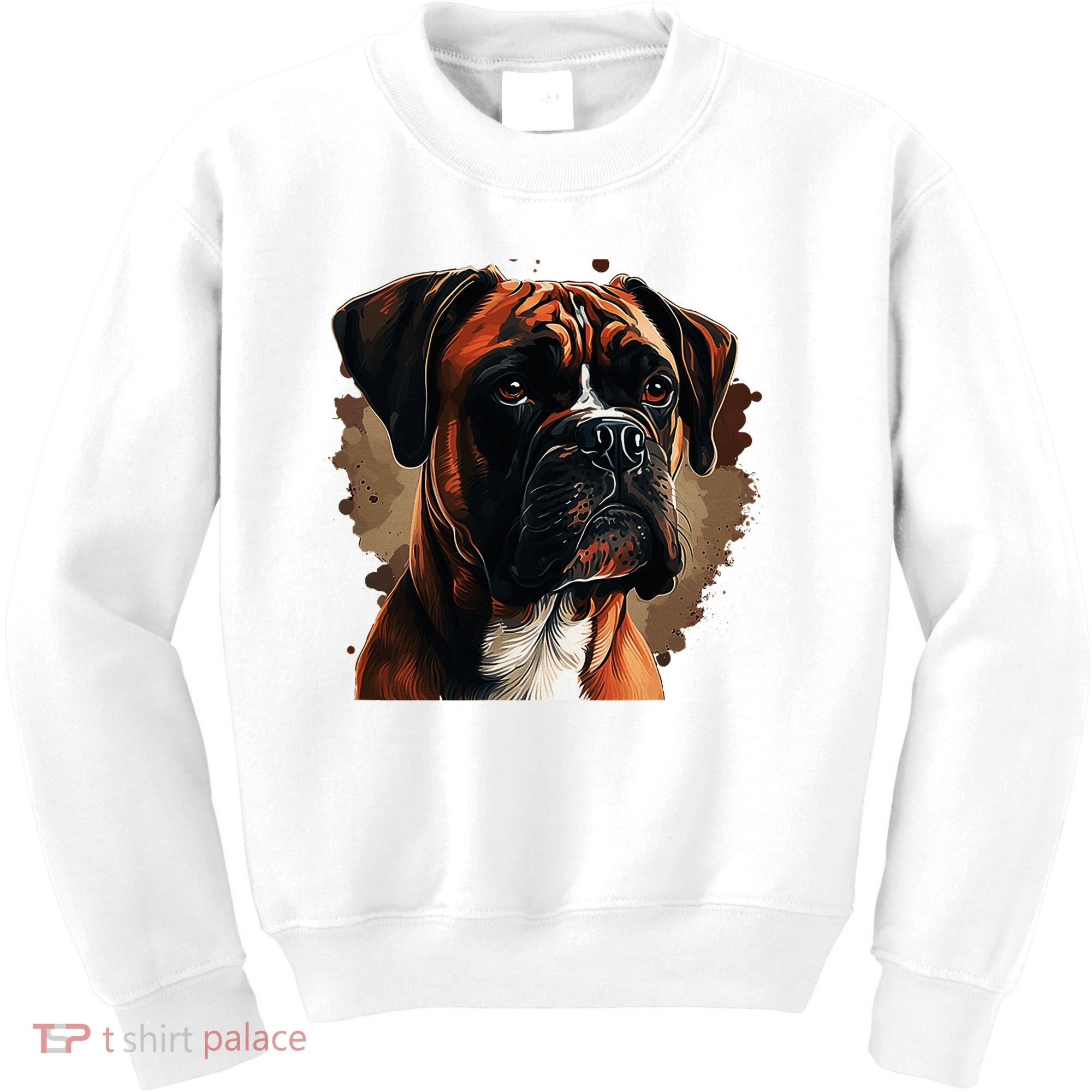 Funny Dog Boxer Kids Sweatshirt