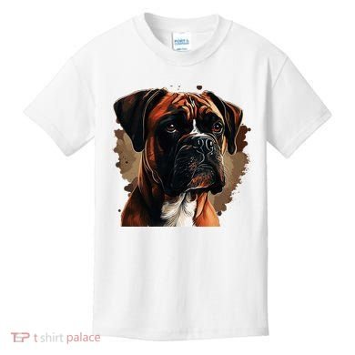 Funny Dog Boxer Kids T-Shirt