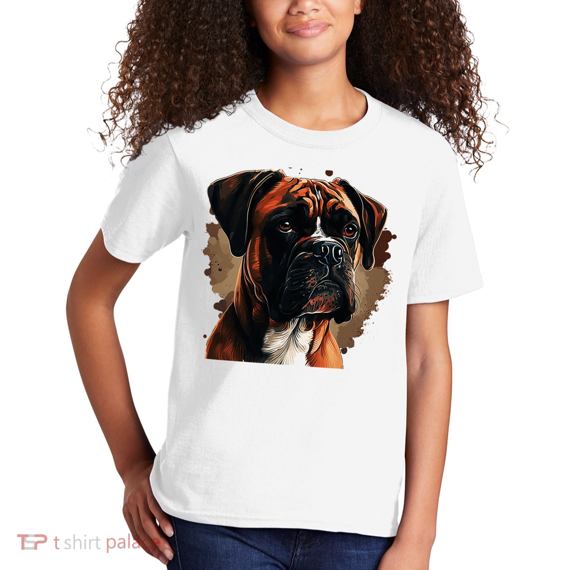 Funny Dog Boxer Kids T-Shirt