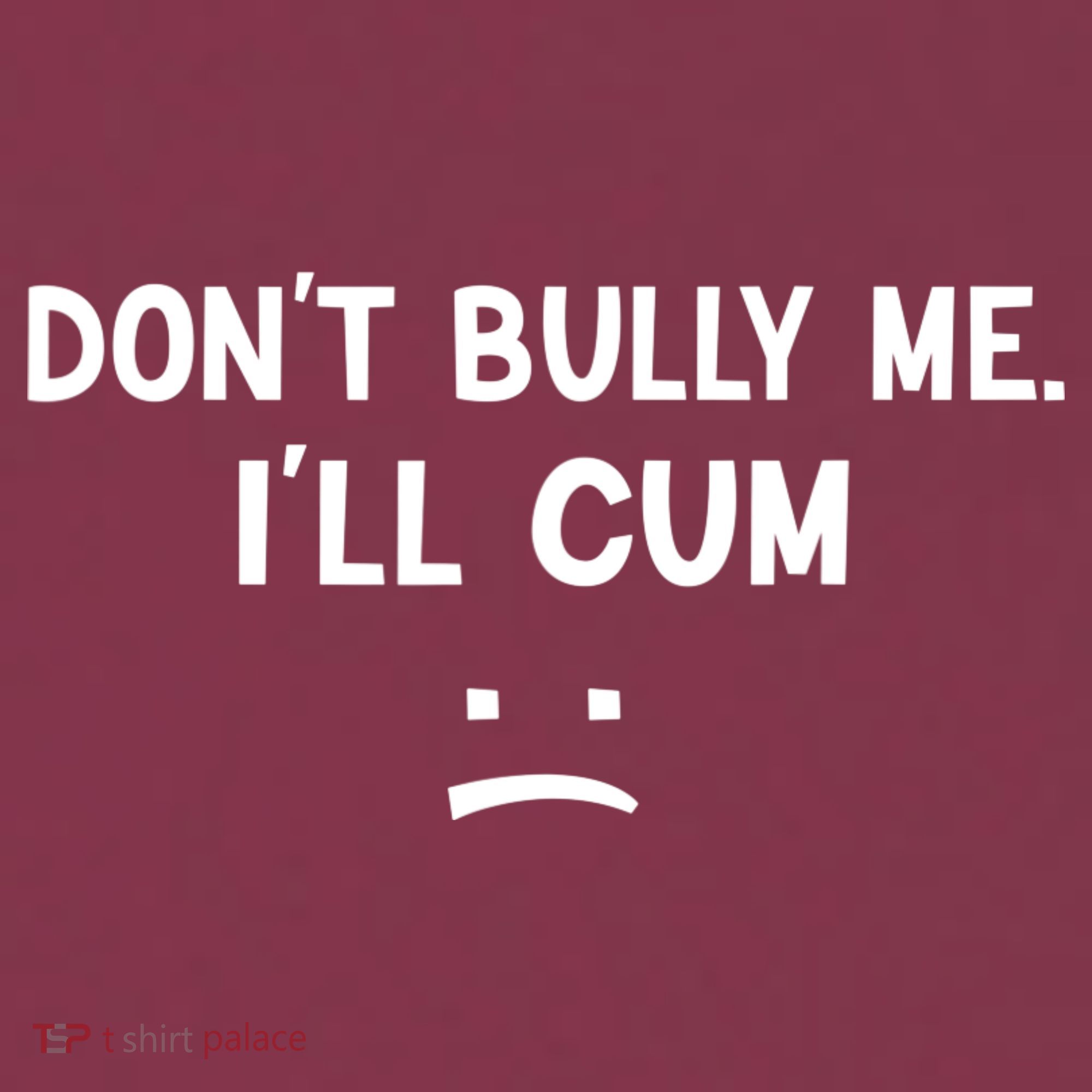 Funny Don’t Bully Me. I’ll Cum 16oz Travel Tumbler