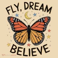 Fly Dream Believe Monarch Butterfly Butterflies Tote Bag thumb 4