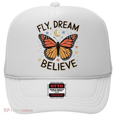 Fly Dream Believe Monarch Butterfly Butterflies Hat