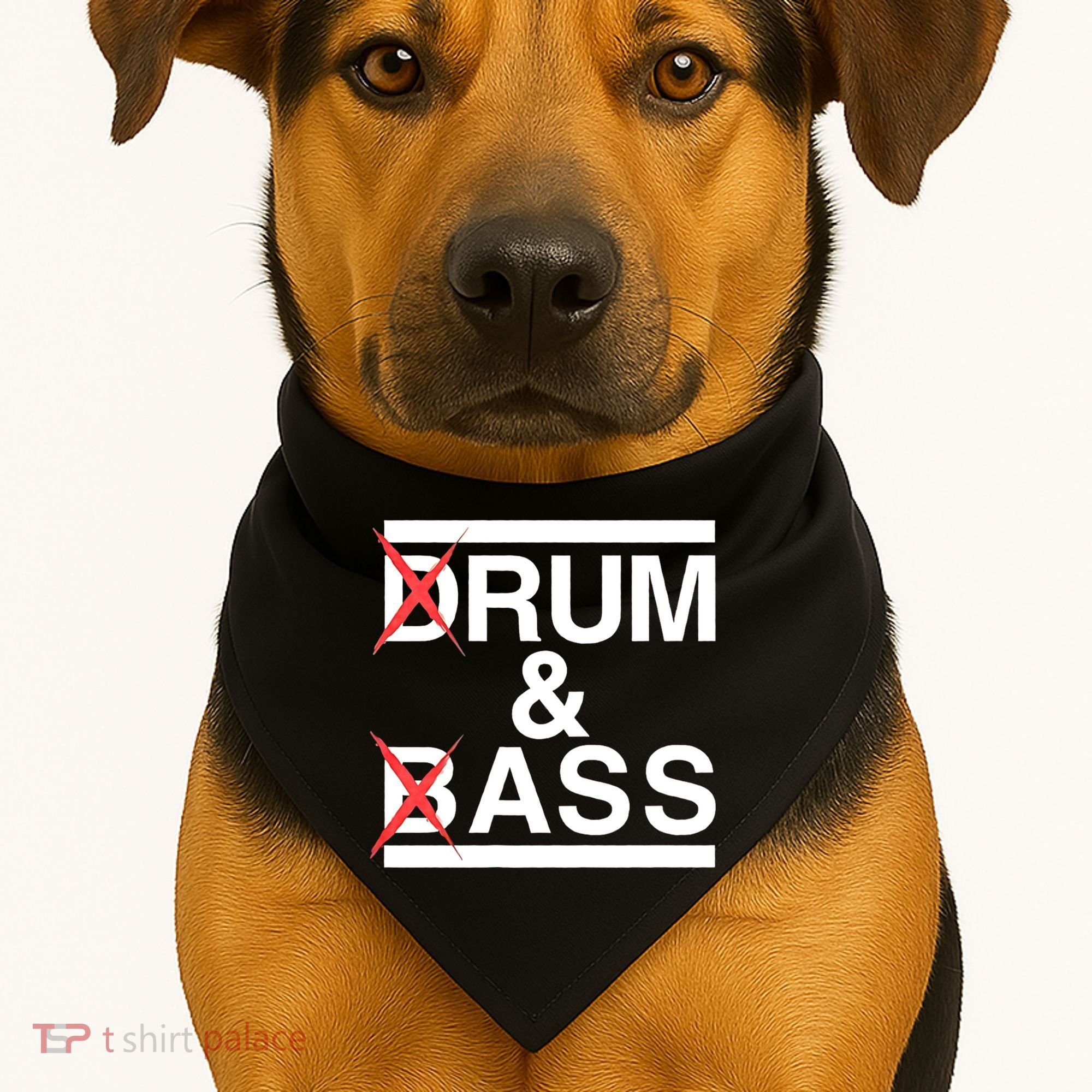 Funny Drum & Bass / Rum & Ass Lovers USA-Made Doggie Bandana