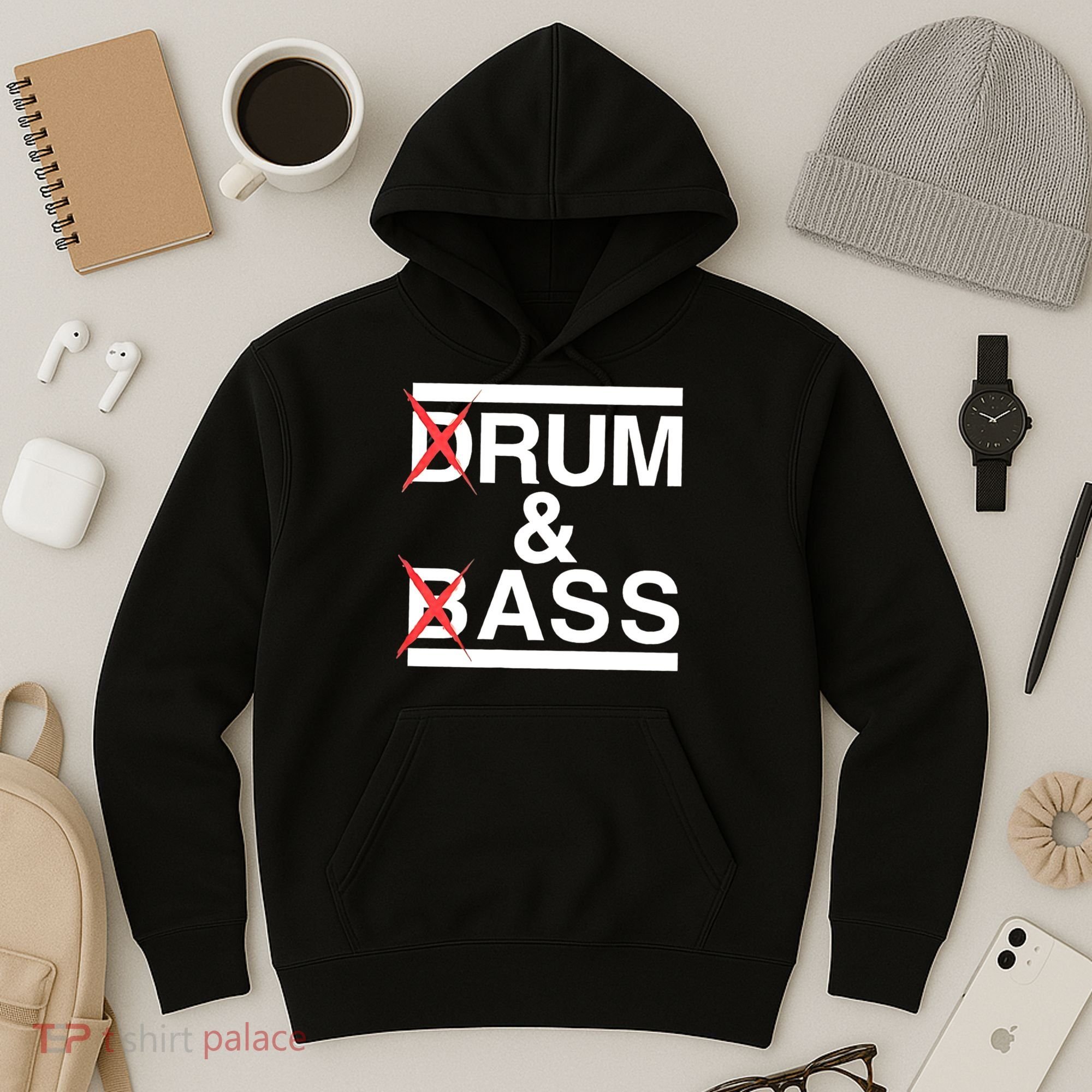 Funny Drum & Bass / Rum & Ass Lovers Hoodie