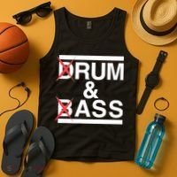 Funny Drum & Bass / Rum & Ass Lovers Tank Top thumb 4