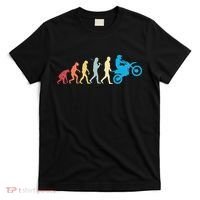 Funny Dirt Bike Evolution MX Motocross Rider vintage retro T-Shirt thumb 0