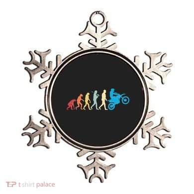 Funny Dirt Bike Evolution MX Motocross Rider vintage retro Ornament