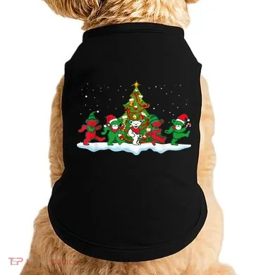 Festive Dancing Bears Holiday Gift Doggie Tank