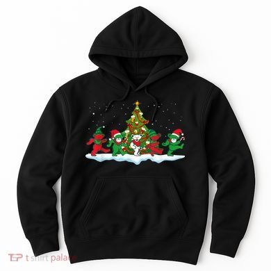 Festive Dancing Bears Holiday Gift Hoodie