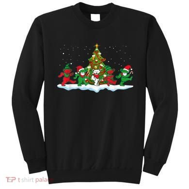 Festive Dancing Bears Holiday Gift Sweatshirt