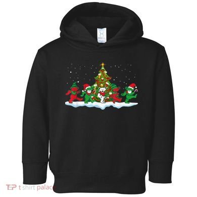 Festive Dancing Bears Holiday Gift Toddler Hoodie