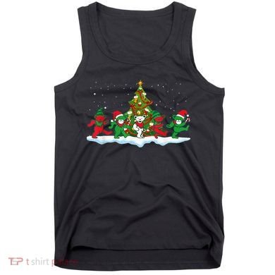 Festive Dancing Bears Holiday Gift Tank Top
