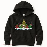 Festive Dancing Bears Holiday Gift Kids Hoodie thumb 0