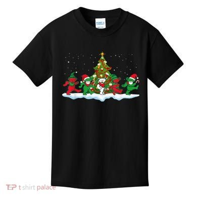 Festive Dancing Bears Holiday Gift Kids T-Shirt