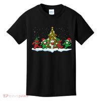 Festive Dancing Bears Holiday Gift Kids T-Shirt thumb 0