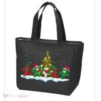 Festive Dancing Bears Holiday Gift Tote Bag thumb 3