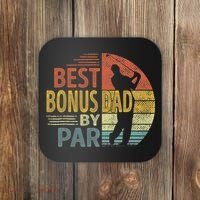 Father's Day Best Bonus Dad By Par Golf Gifts For Dad Coaster thumb 0