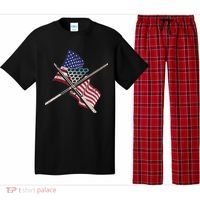 Father's Day Billiards Usa Flag Pool Player Gift For Dad Pajama Set thumb 0