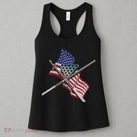 Father's Day Billiards Usa Flag Pool Player Gift For Dad Women's Tank Top thumb 3