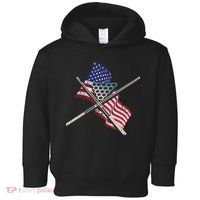 Father's Day Billiards Usa Flag Pool Player Gift For Dad Toddler Hoodie thumb 0