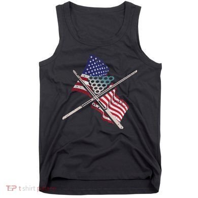 Father's Day Billiards Usa Flag Pool Player Gift For Dad Tank Top