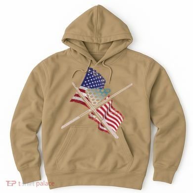 Father's Day Billiards Usa Flag Pool Player Gift For Dad Hoodie