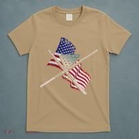 Father's Day Billiards Usa Flag Pool Player Gift For Dad T-Shirt thumb 5