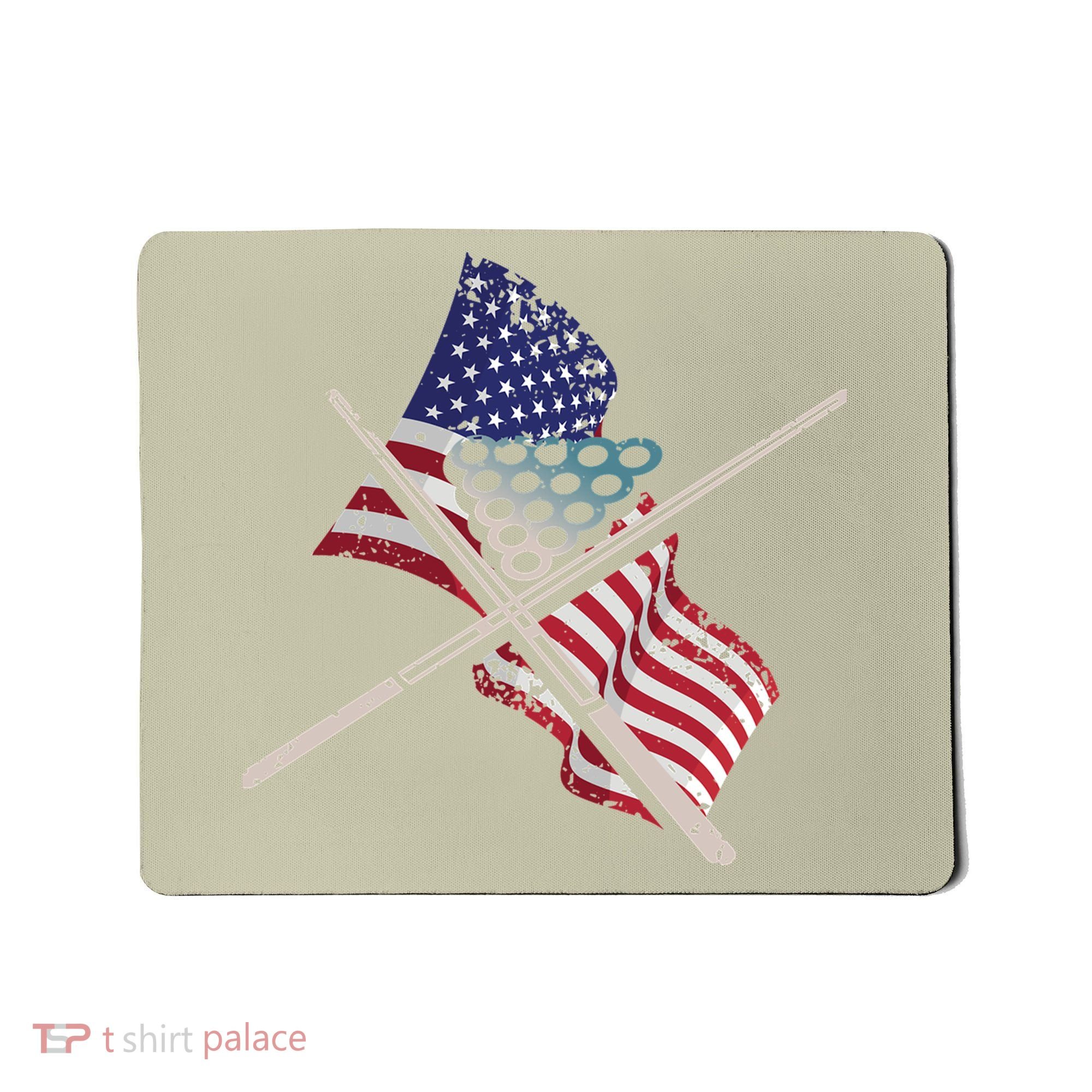 Father's Day Billiards Usa Flag Pool Player Gift For Dad Mousepad
