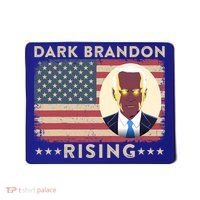 Funny Dark Brandon Is Rising Pro Biden USA Flag Mousepad thumb 0