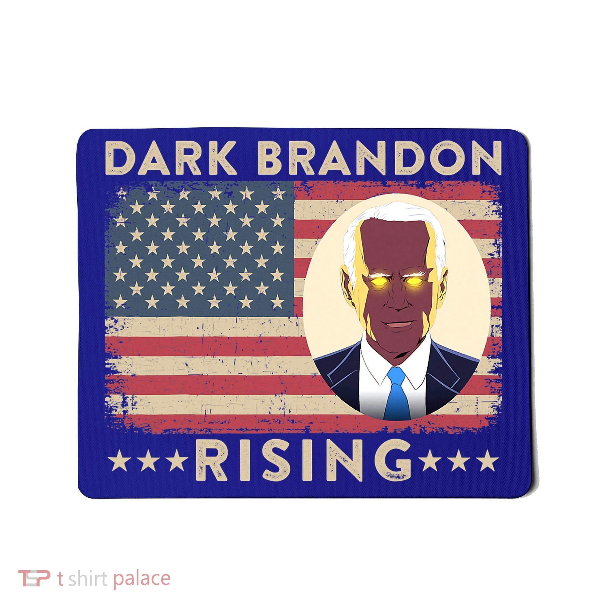 Funny Dark Brandon Is Rising Pro Biden USA Flag Mousepad