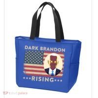 Funny Dark Brandon Is Rising Pro Biden USA Flag Tote Bag thumb 3
