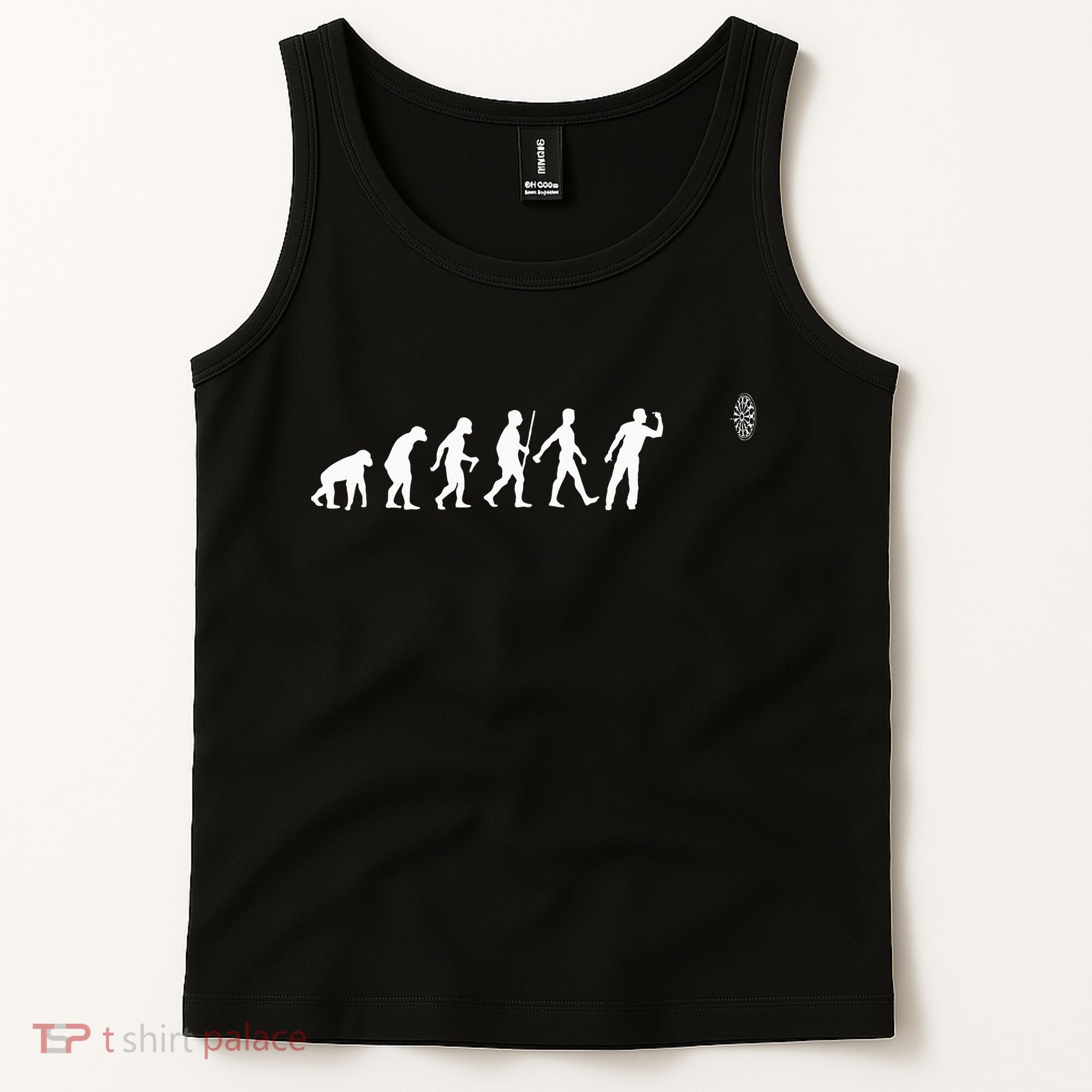 Funny Dart Bullseye Dartboard Team Players Tank Top