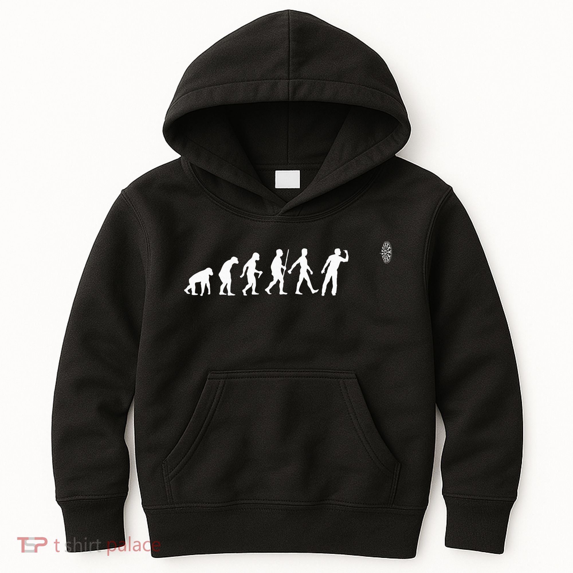 Funny Dart Bullseye Dartboard Team Players Kids Hoodie