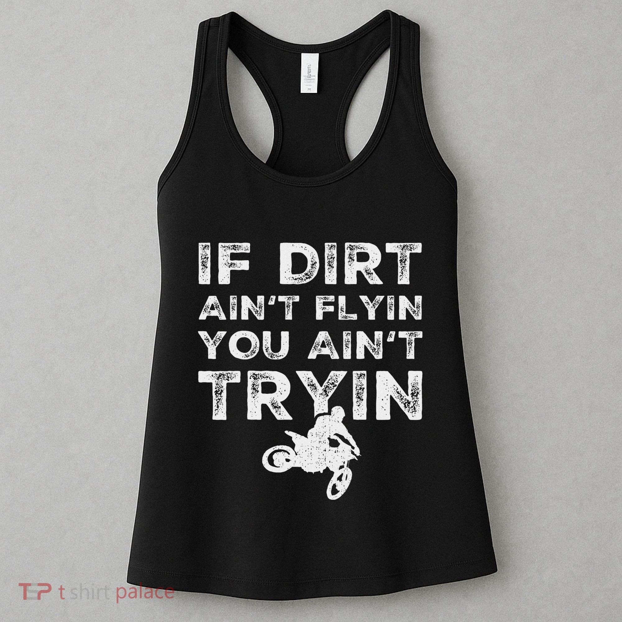Funny Dirt Bike Riding Mx Motocross Rider Supercross Women's Tank Top