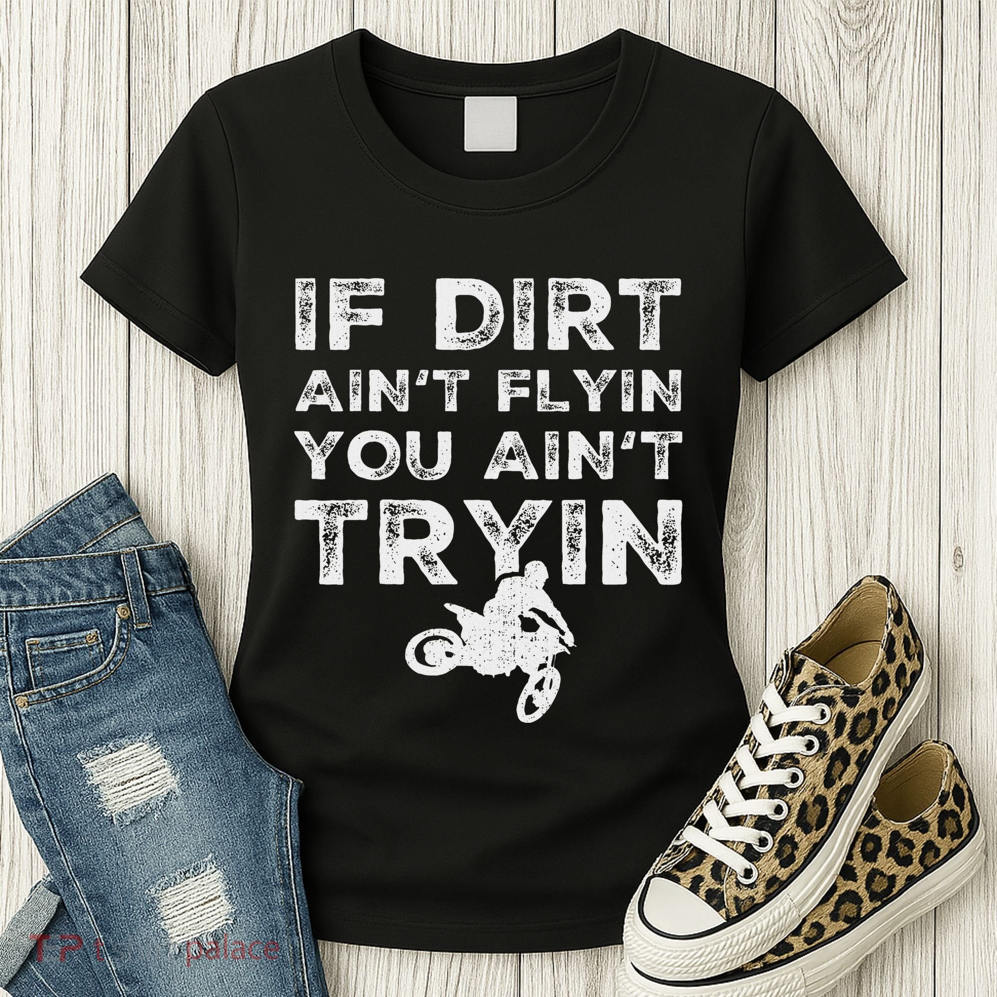Funny Dirt Bike Riding Mx Motocross Rider Supercross Women's T-Shirt